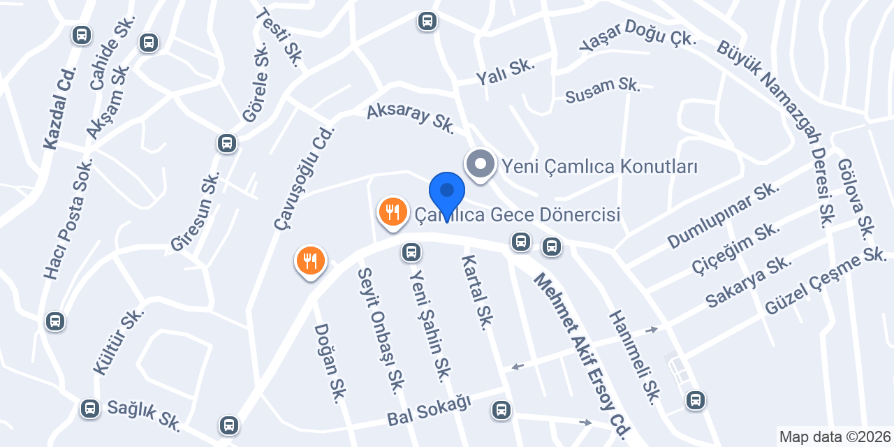 Marangoz konumu