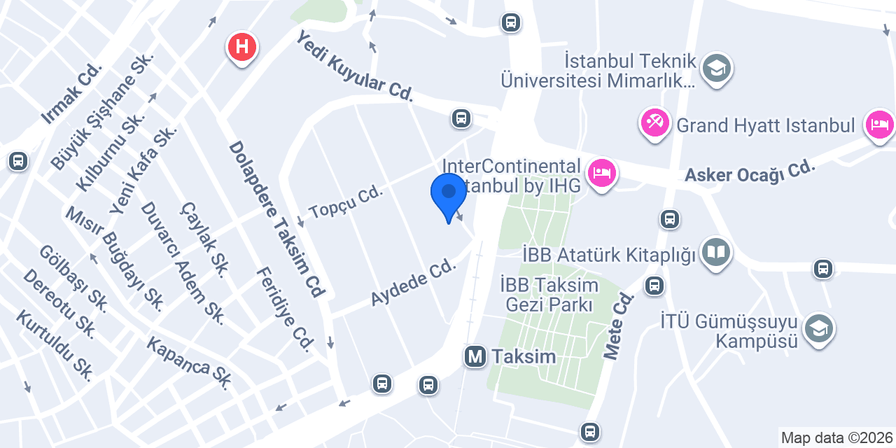 ÖZ&GÜR Hukuk Bürosu konumu