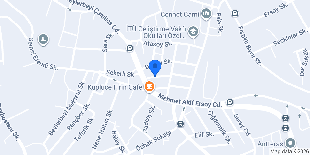 Üsmek Küplüce Kurs Merkezi konumu