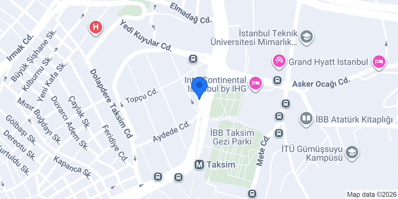 Taksim Plus Eczanesi konumu