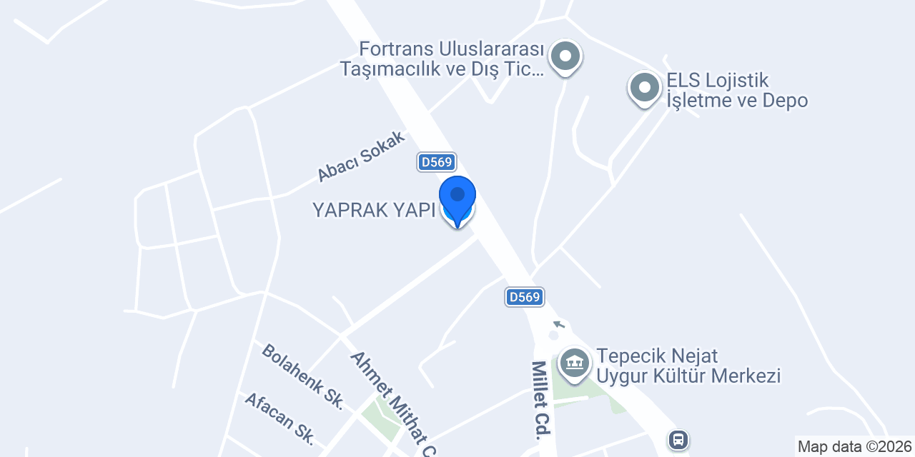 YAPRAK YAPI konumu