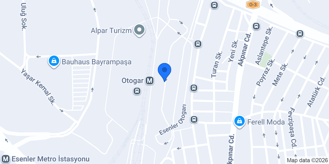 Hatay Öztur Turizm konumu