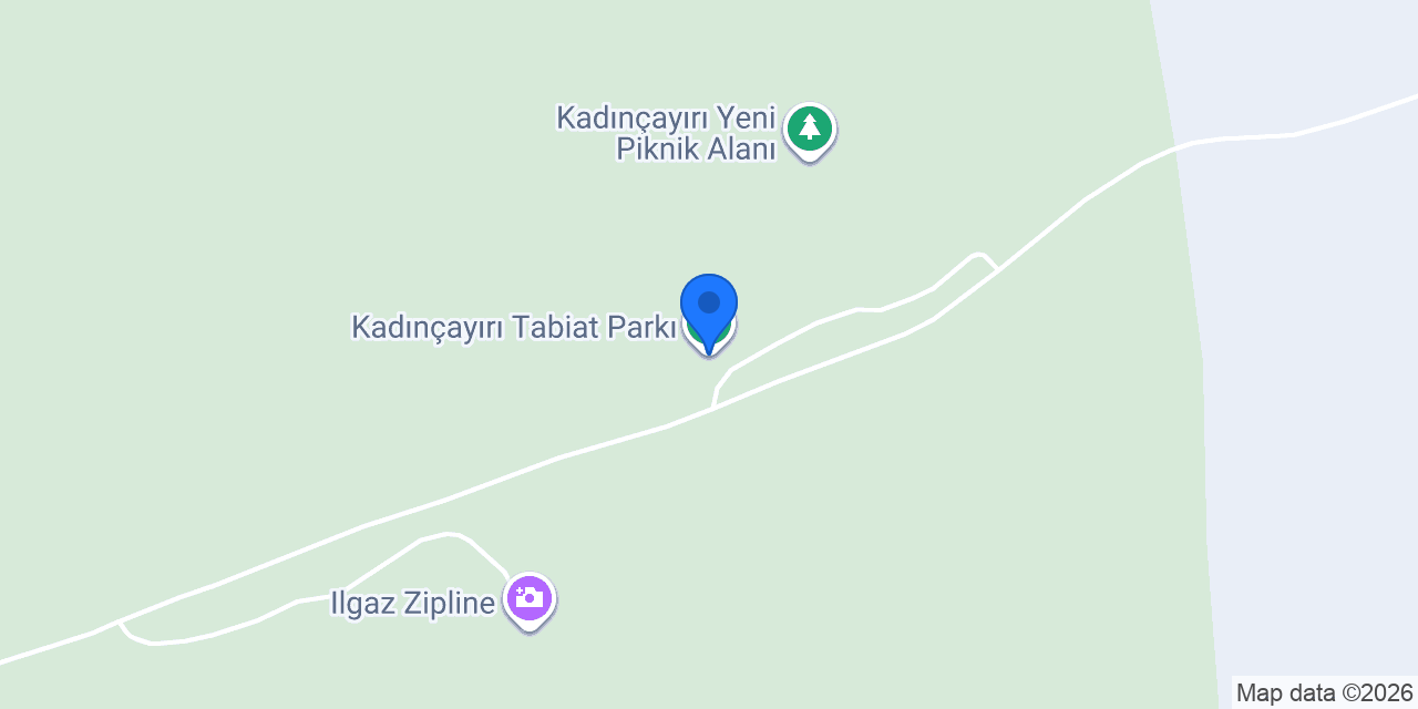 Kadınçayırı Tabiat Parkı konumu