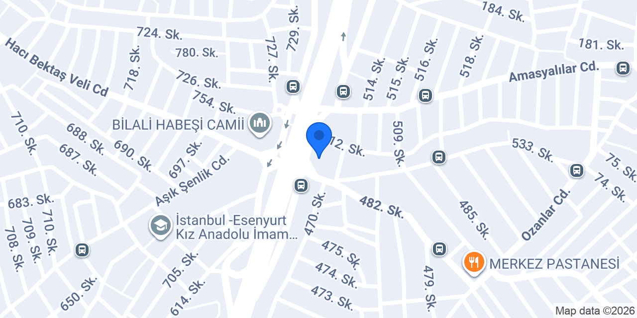 Mevlit Evi konumu