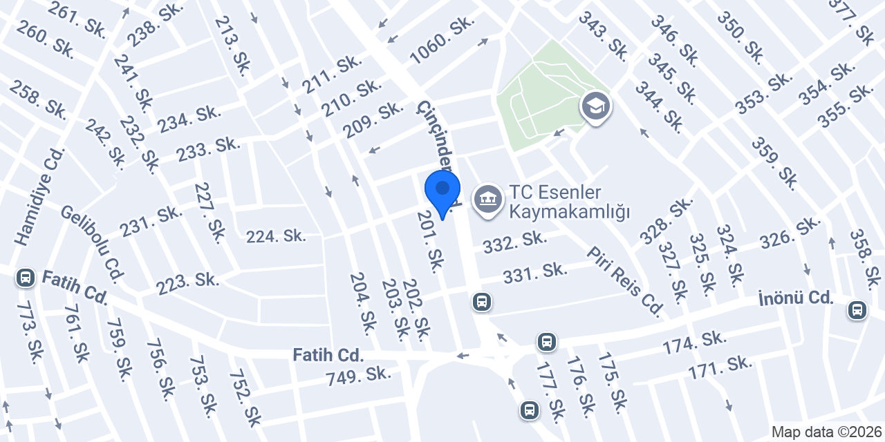 Dedeoğlu otopark konumu