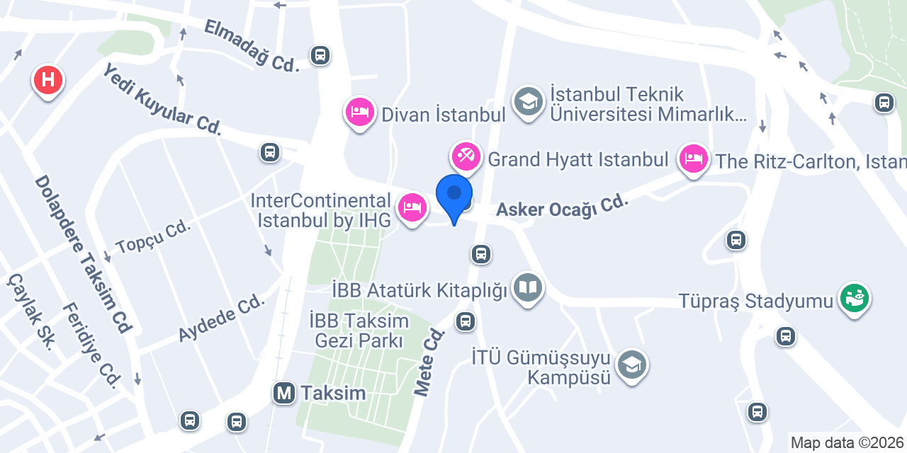 Ginza İstanbul konumu