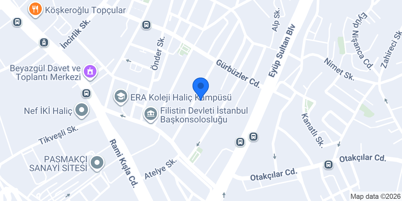 Dede Korkut Ortaokulu konumu