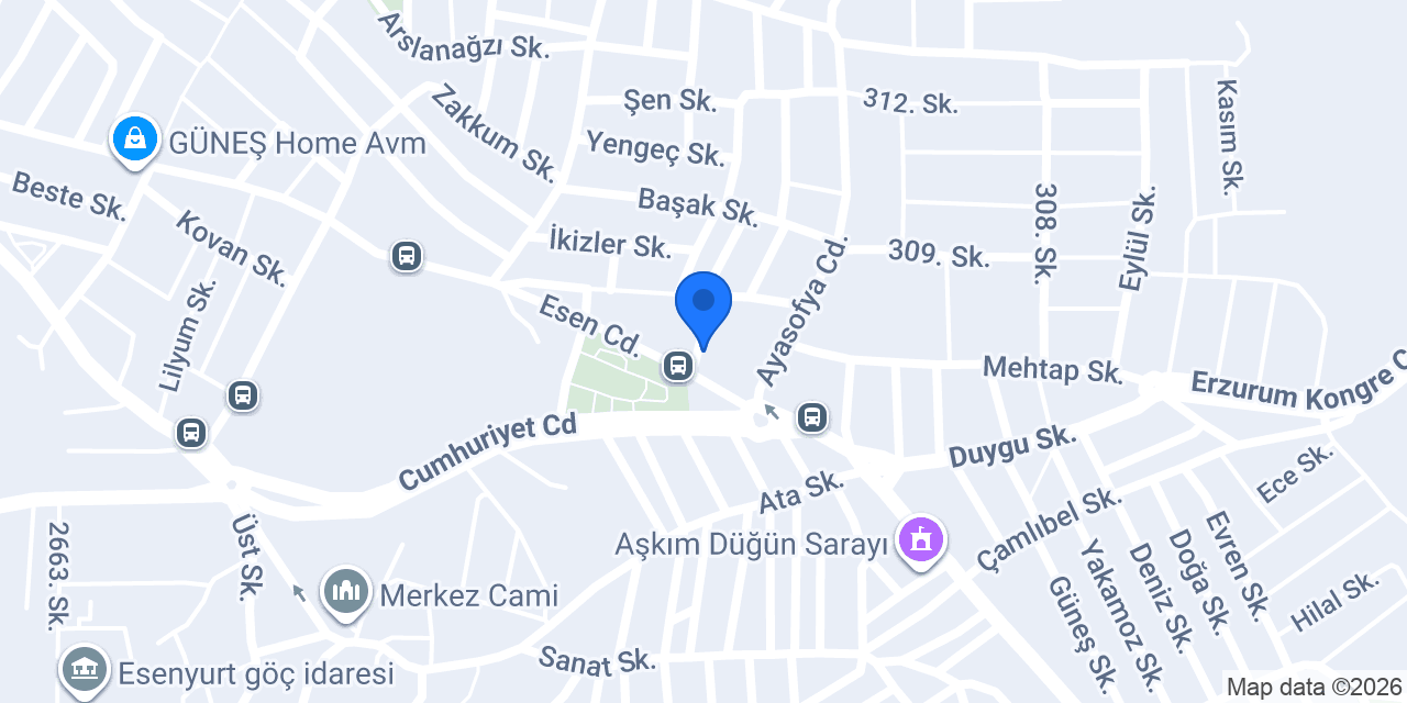MARANGOZ SARIKAYA konumu