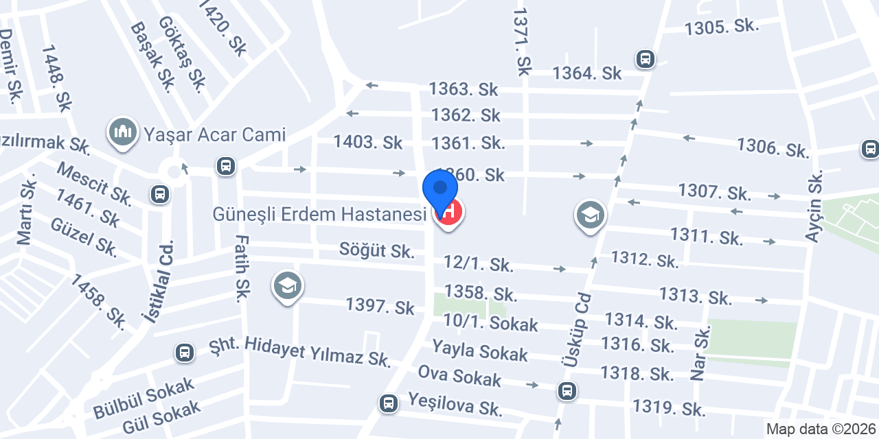 Doç. Dr. İsmail Uraş konumu