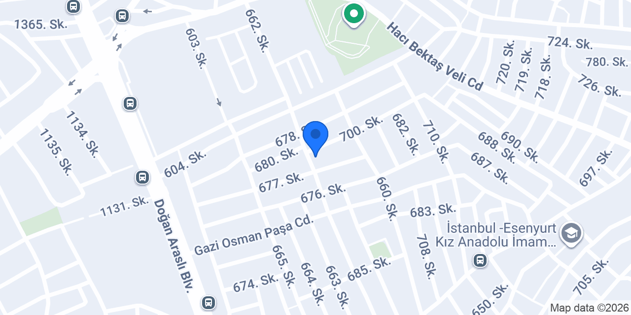 Esenyurt elektrikçi konumu