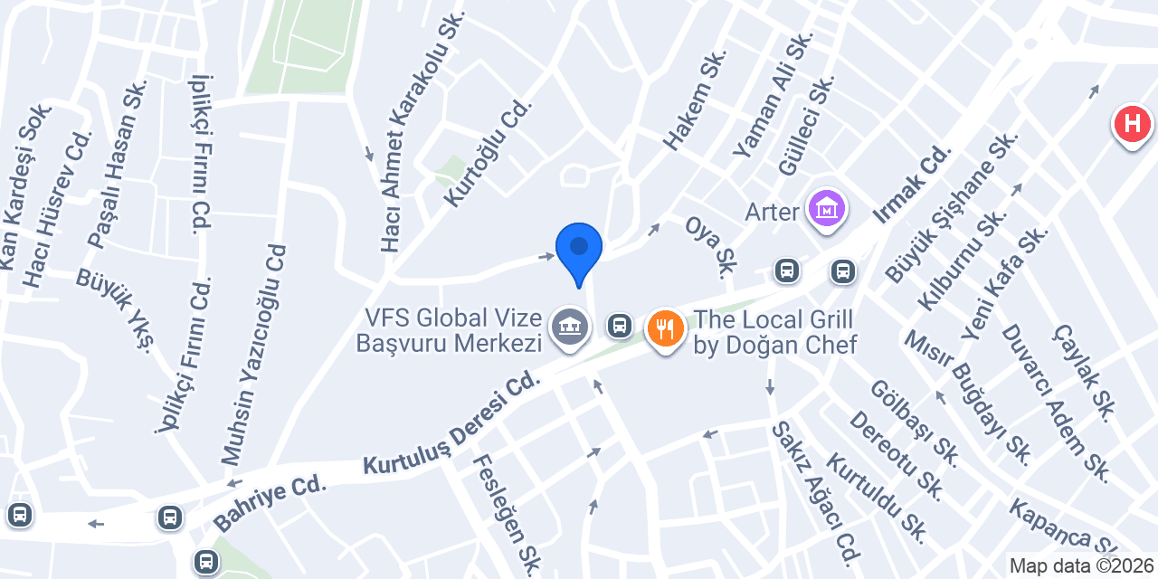 VİZE GLOBAL konumu