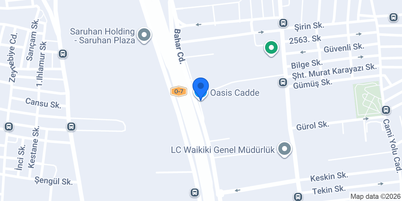 Oasis Cadde konumu