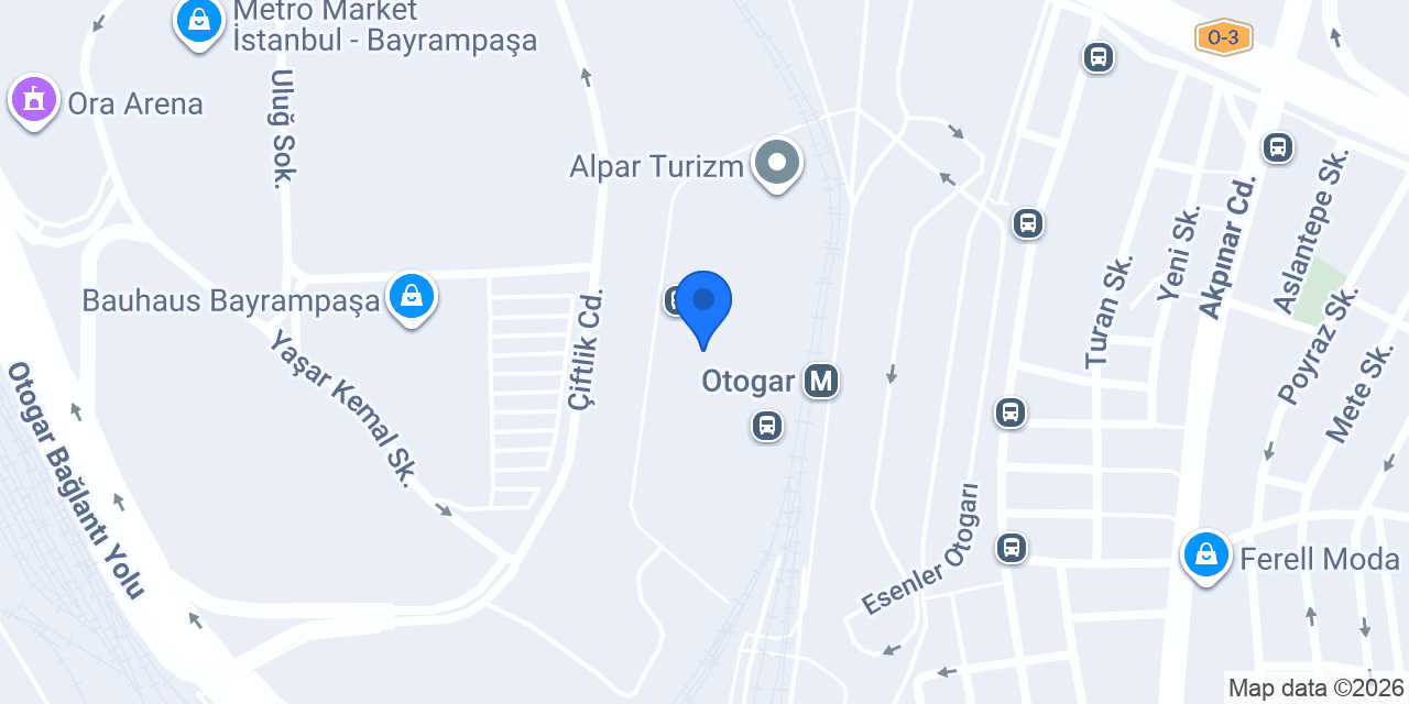 Varan Turizm - Esenler Otogar konumu