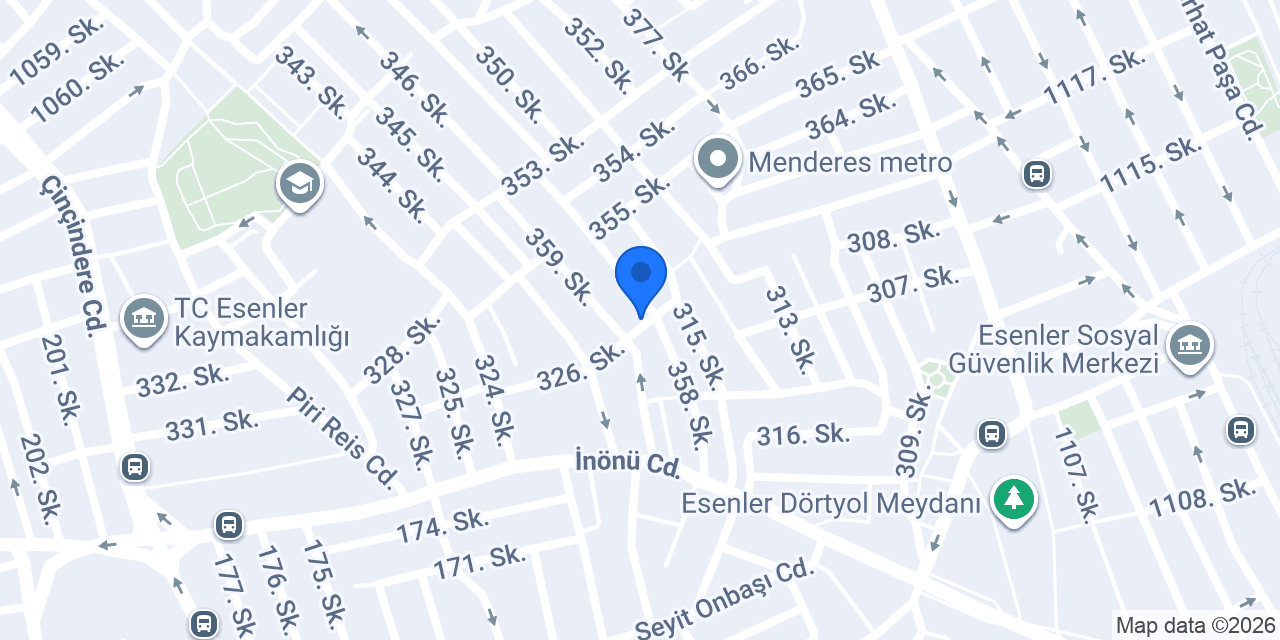 Gömme Rezervuar konumu
