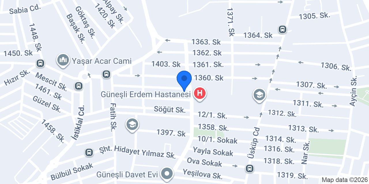 Erzurum Eczanesi konumu