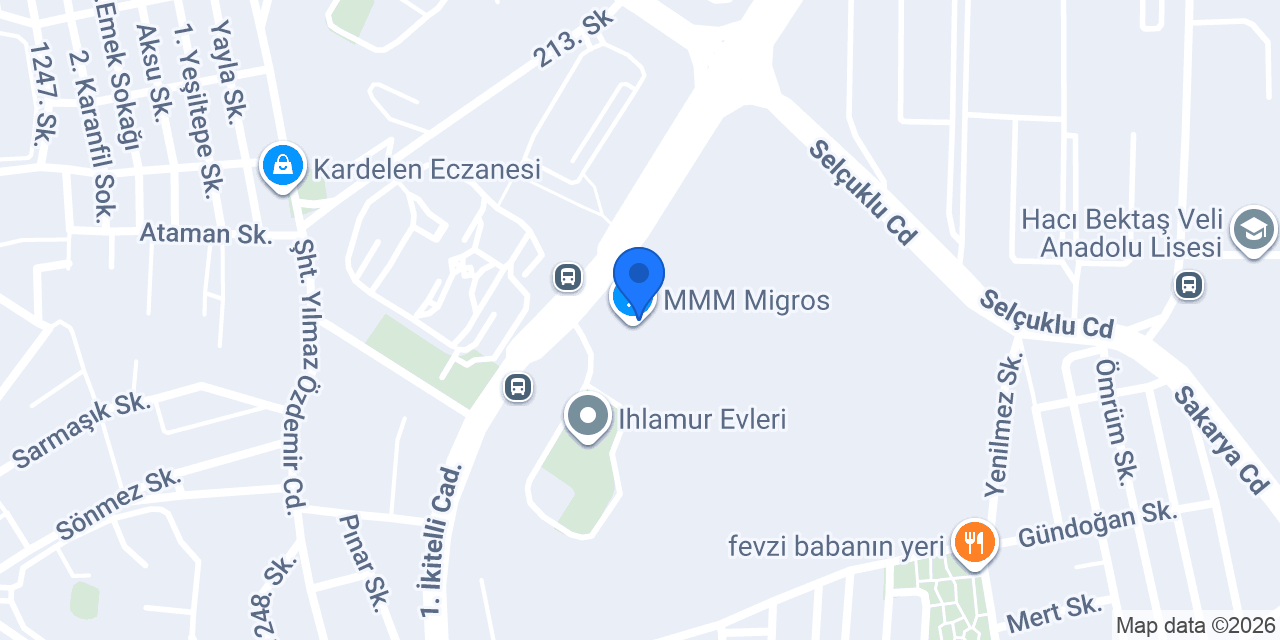 MMM Migros konumu
