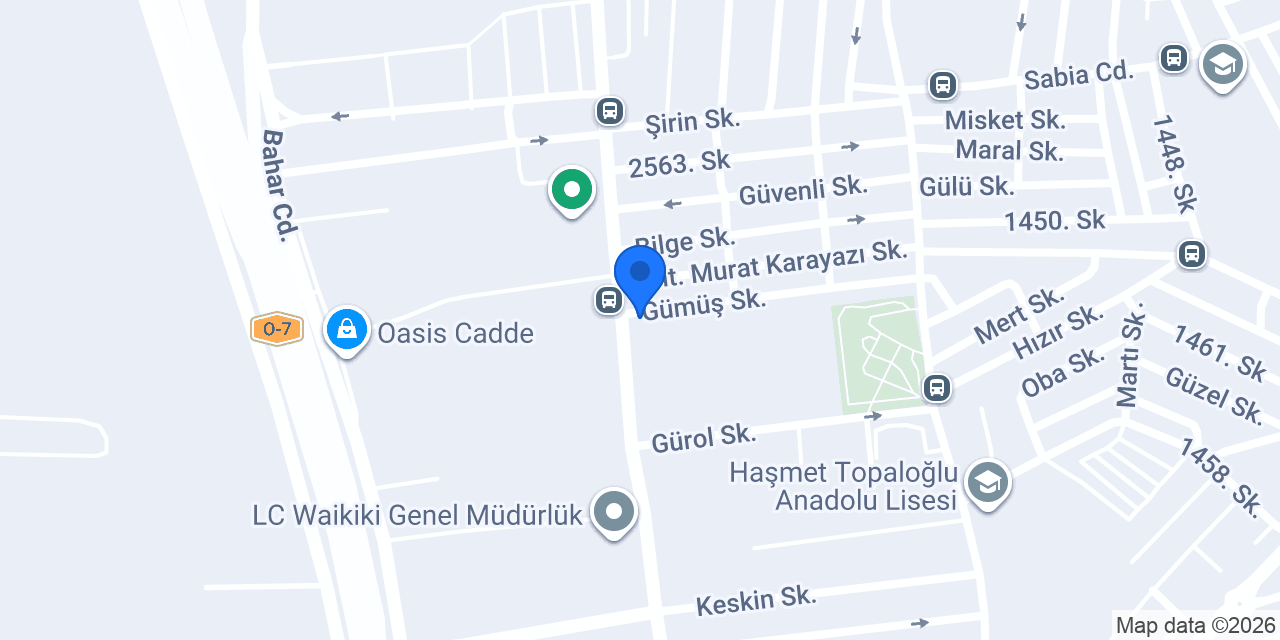 Öz Yıldırımlar Kebap konumu