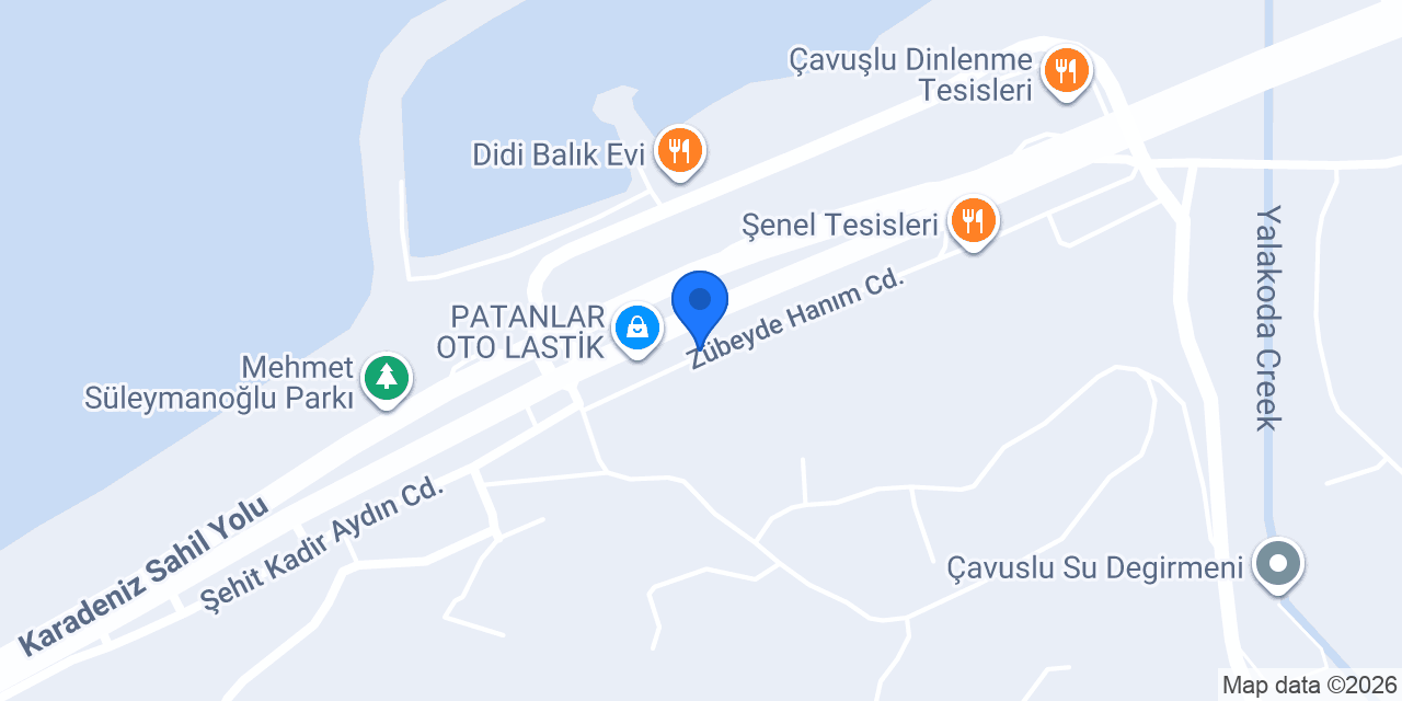 Çavuşlu Fındık konumu