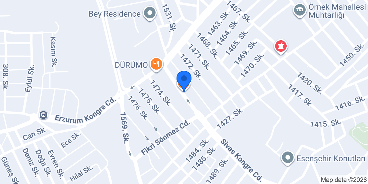 Derya Aliye Bayan Kuaförü konumu