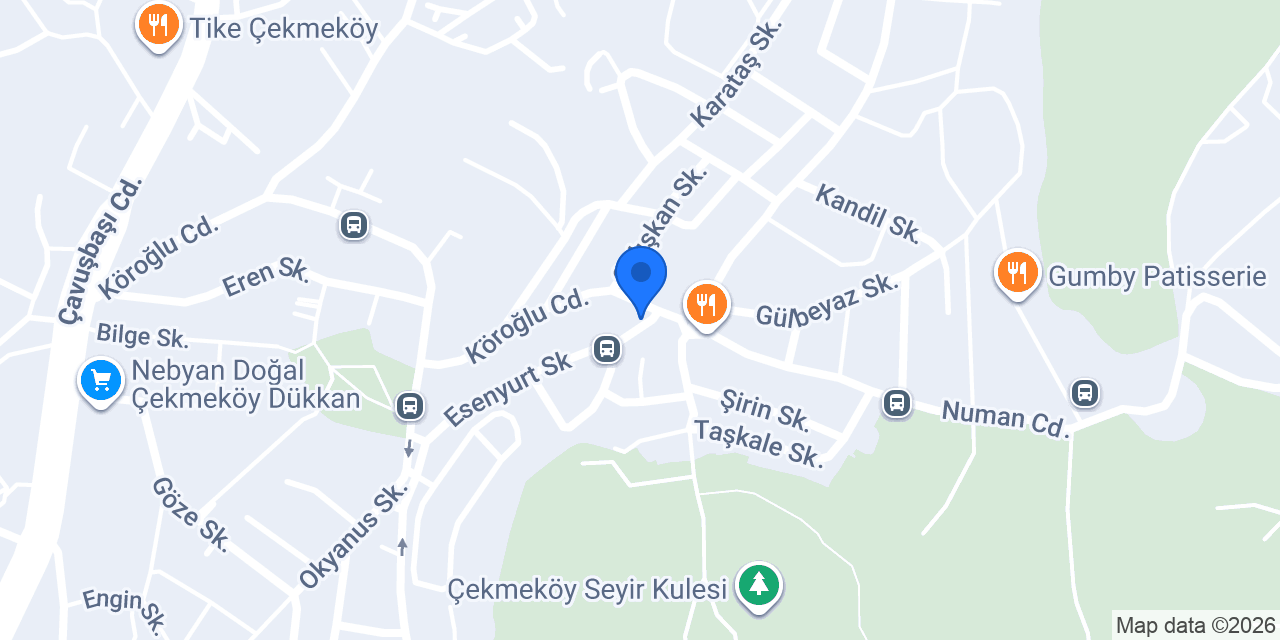 Çekmeköy Börekçisi konumu