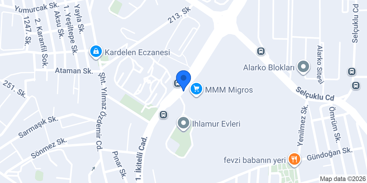 Eczane Ihlamur konumu
