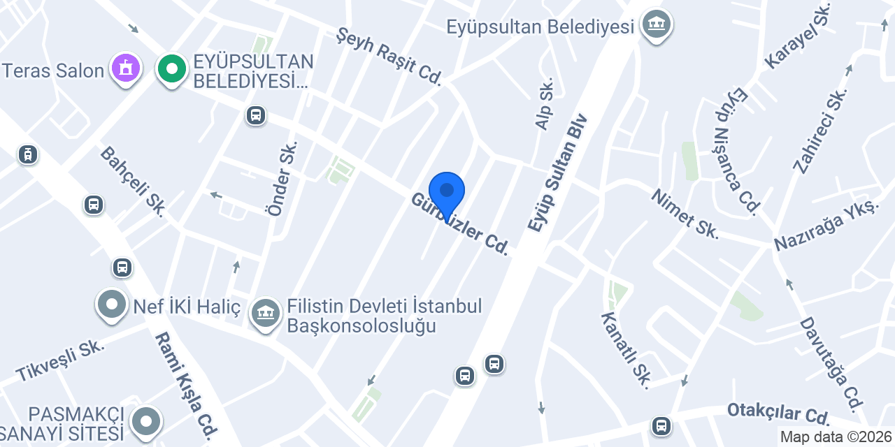 NİL SUİT OTEL EYÜP / EYÜP SULTAN konumu