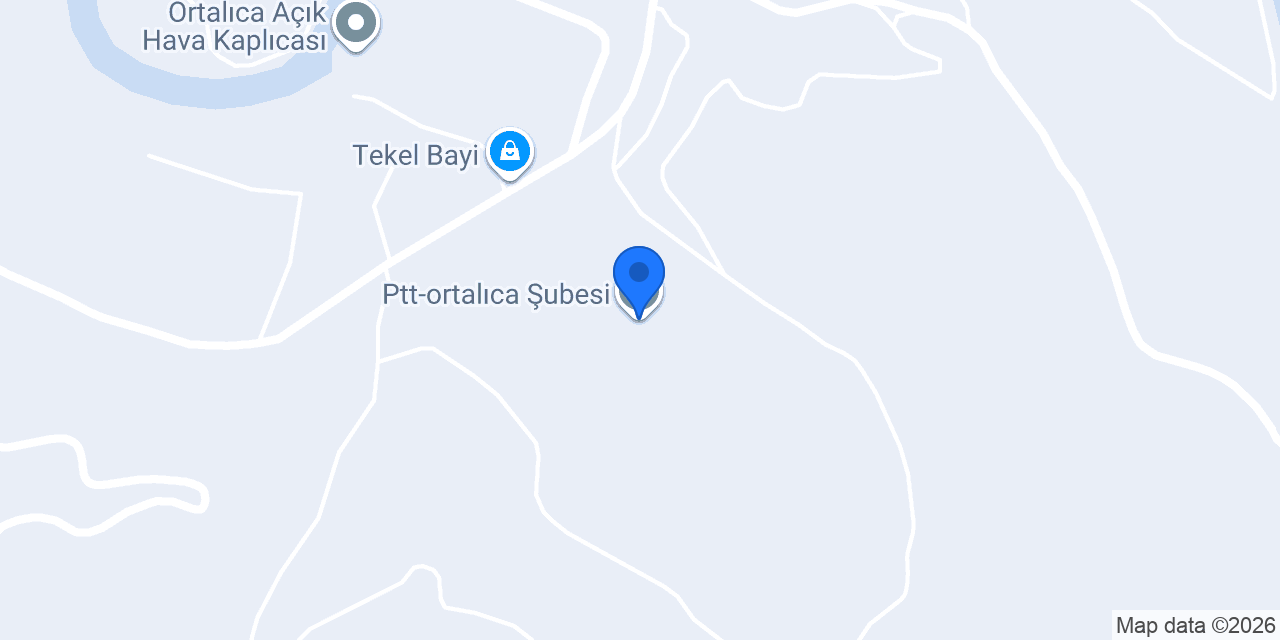 Ptt-ortalıca Şubesi konumu