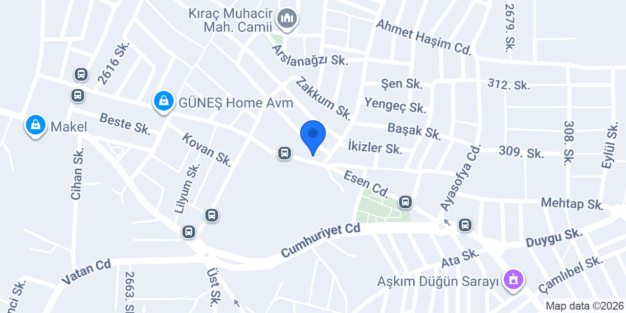 İlgi Avm konumu