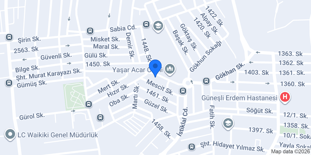 EVREN ECZANESİ konumu