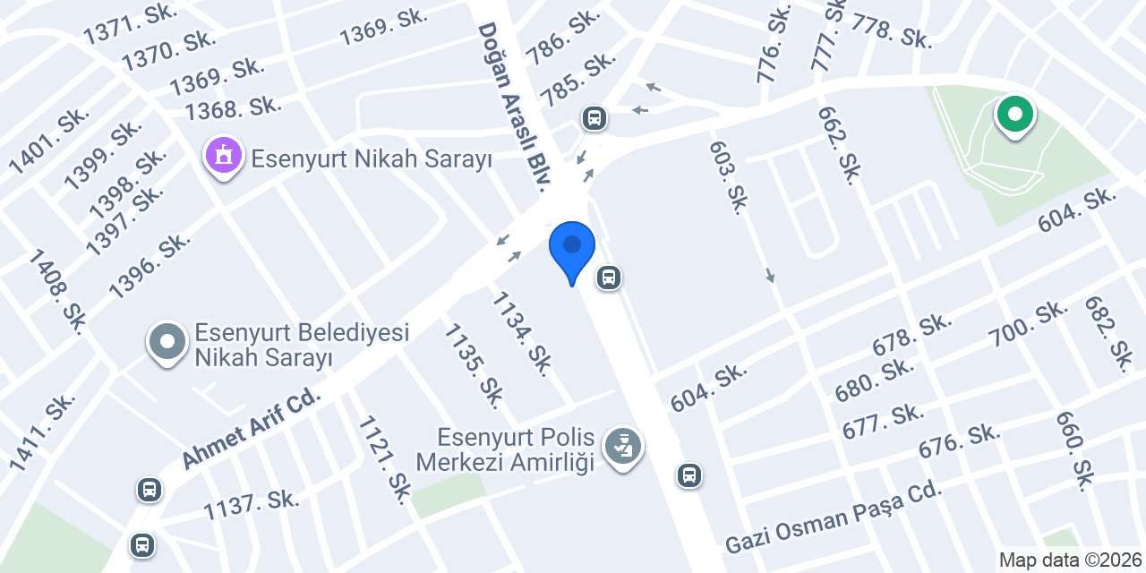 Antephan Künefe & Katmer Esenyurt konumu