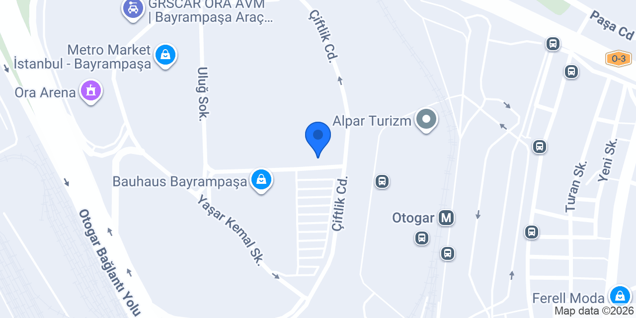 3A Tedarik Genel Merkez konumu
