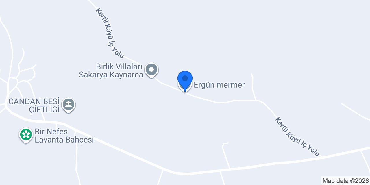 Ergün mermer konumu