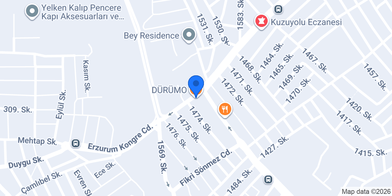 DÜRÜMO konumu