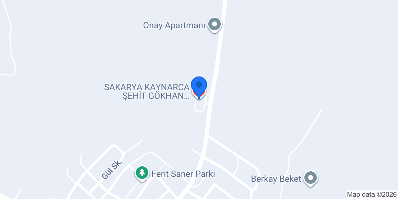 SAKARYA KAYNARCA ŞEHİT GÖKHAN AYDER DEVLET HASTANESİ konumu