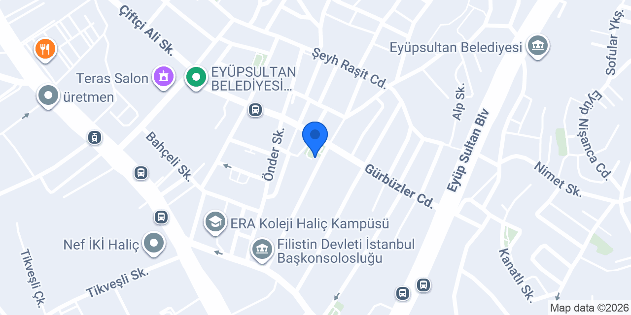 Topçular Mahallesi Muhtarlığı konumu