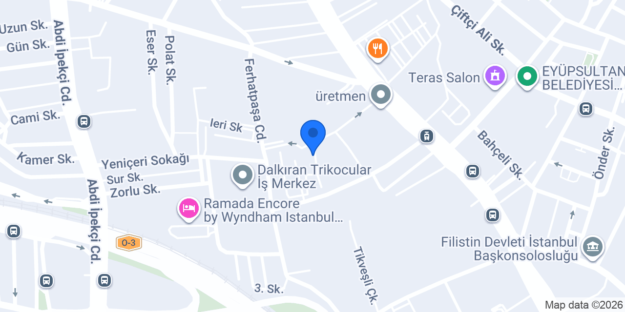 Ak-iş Kalıp konumu