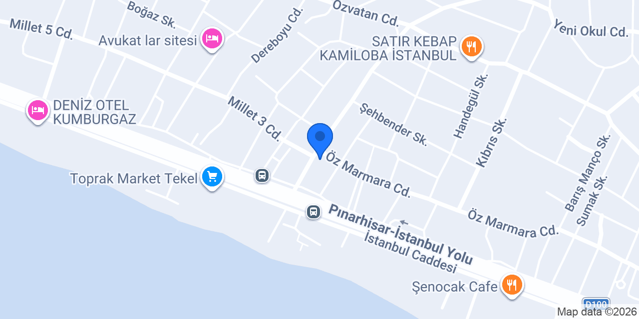 Öz karaca nalbur konumu