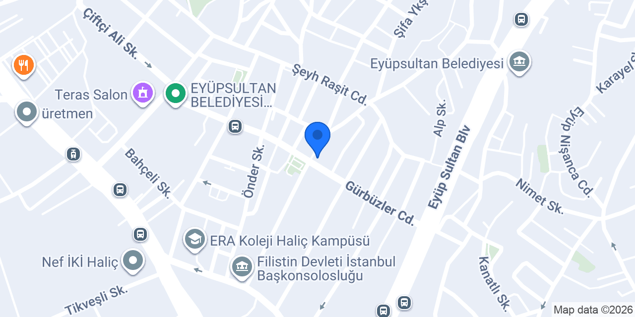 Eyüpsultan İlçe Emniyet Müdürlüğü konumu