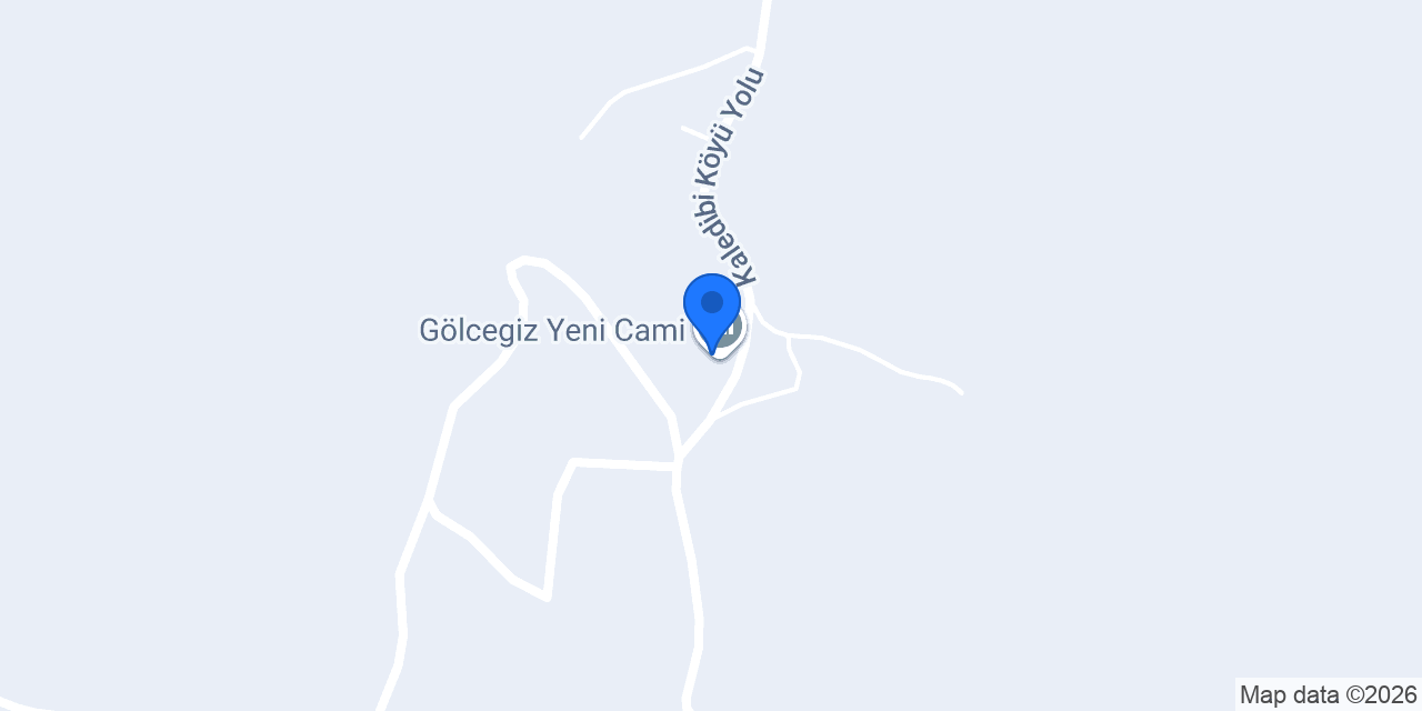 Gölcegiz Yeni Cami konumu