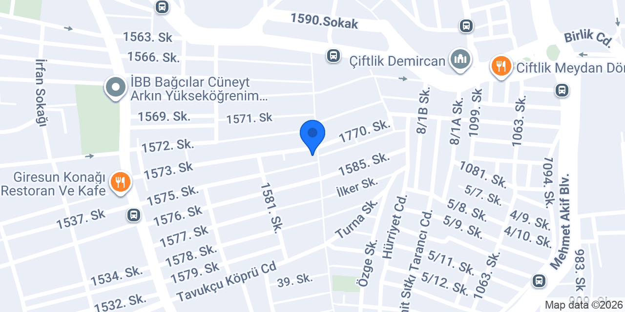 Sahra Pide Güveç Salonu konumu