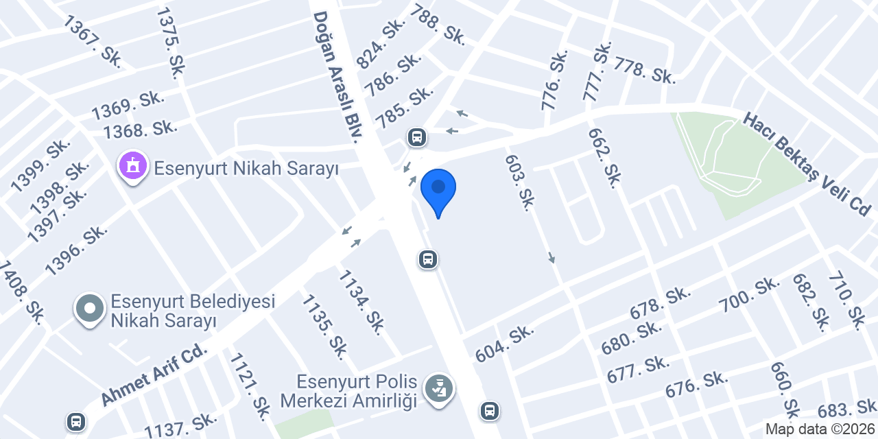 Dilek Pasta Cafe Restaurant Esenyurt konumu