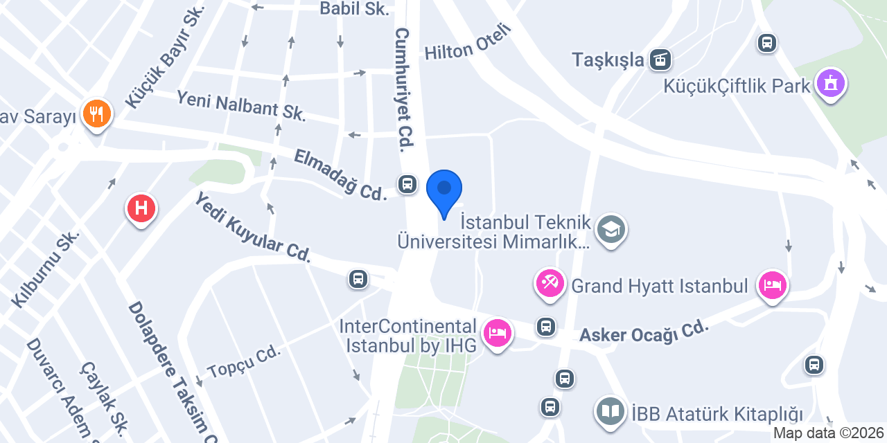 Garanti BBVA Beyoğlu Ticari Şubesi konumu
