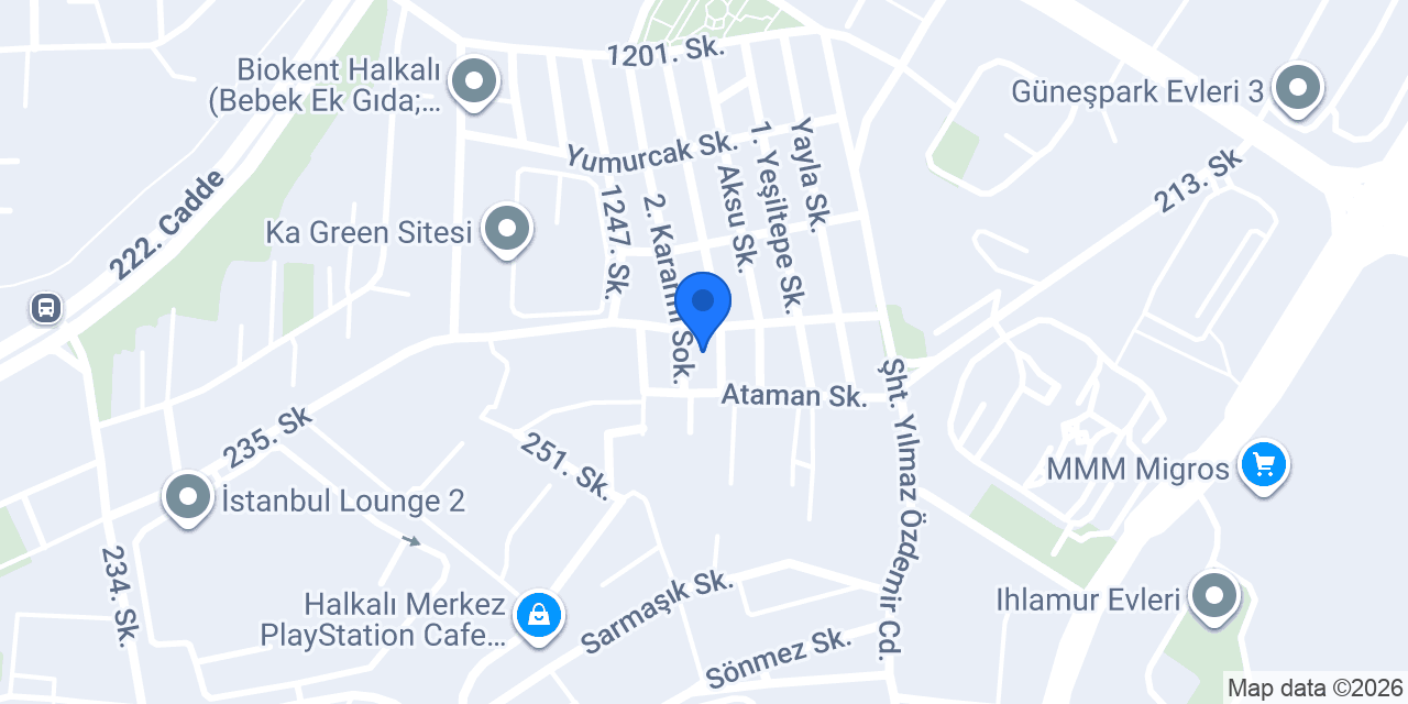Erd Art Seramik Atölyesi konumu