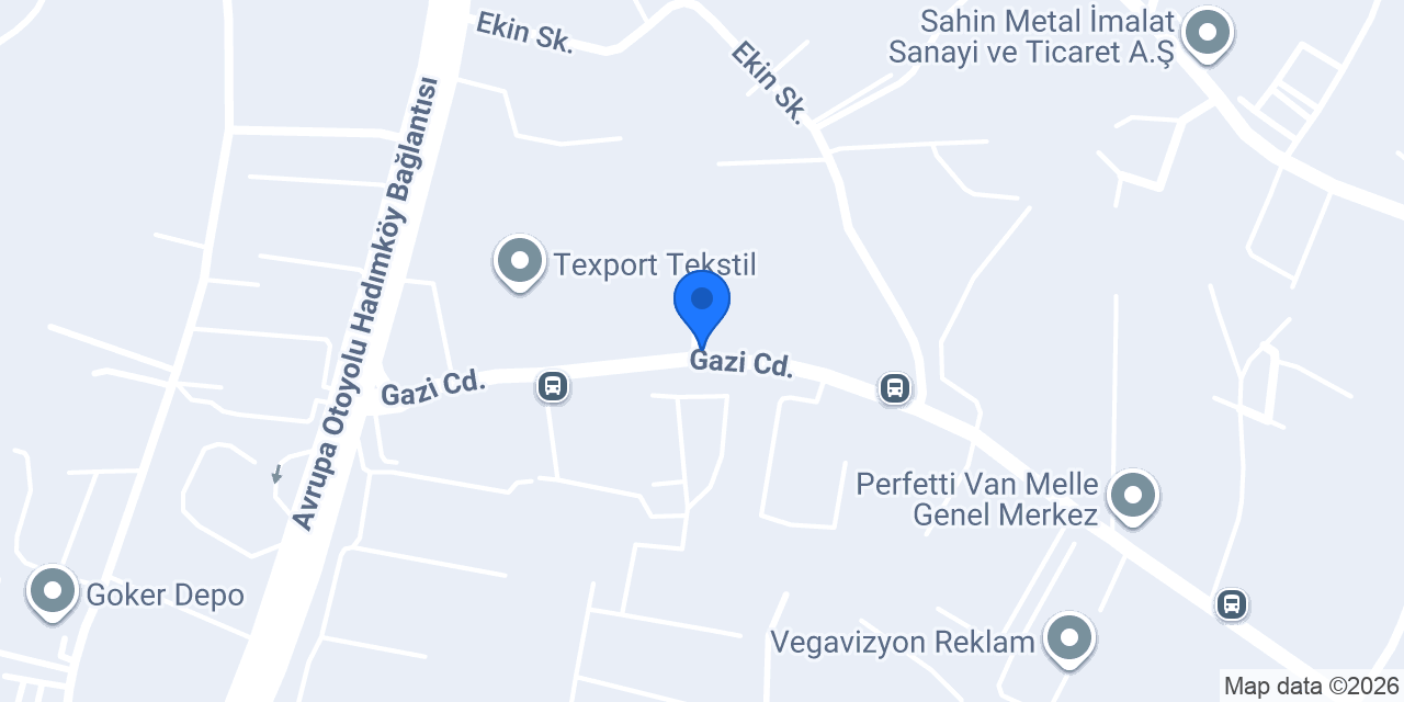 Tekay Yedek Parça konumu
