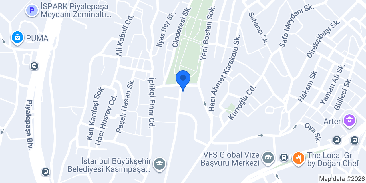 İBB Turizm Müdürlüğü konumu