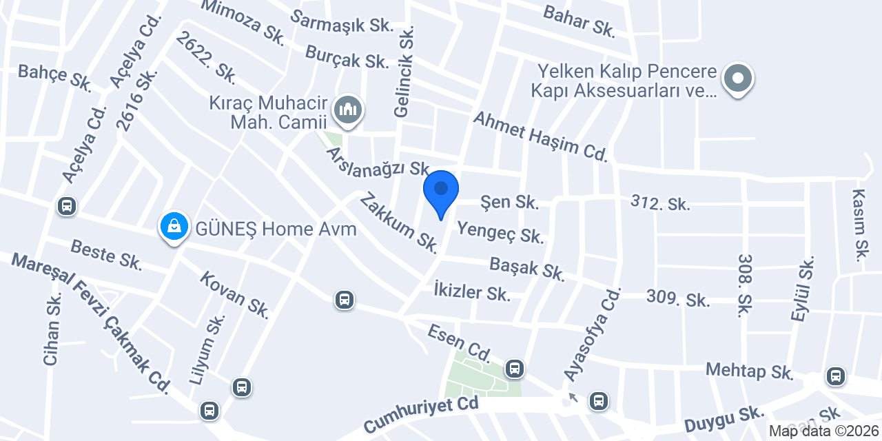ÖZDEMİR ISI DOĞALGAZ konumu