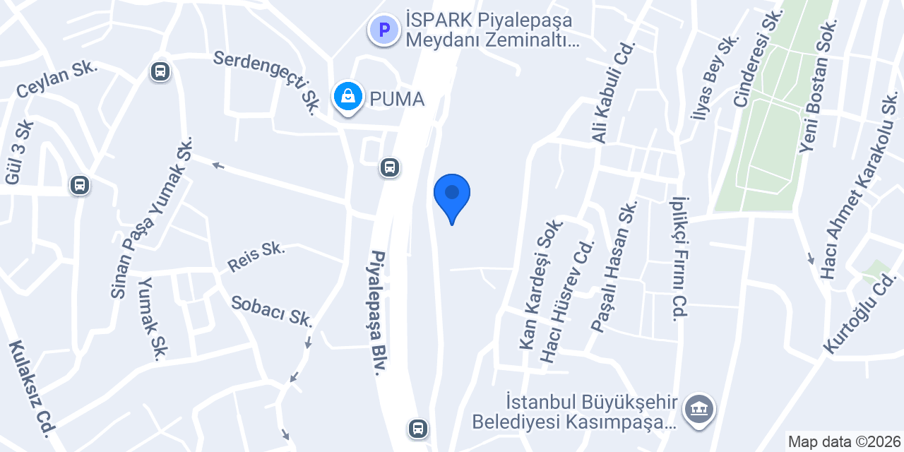 Penguen Kitabevi Piyalepaşa konumu