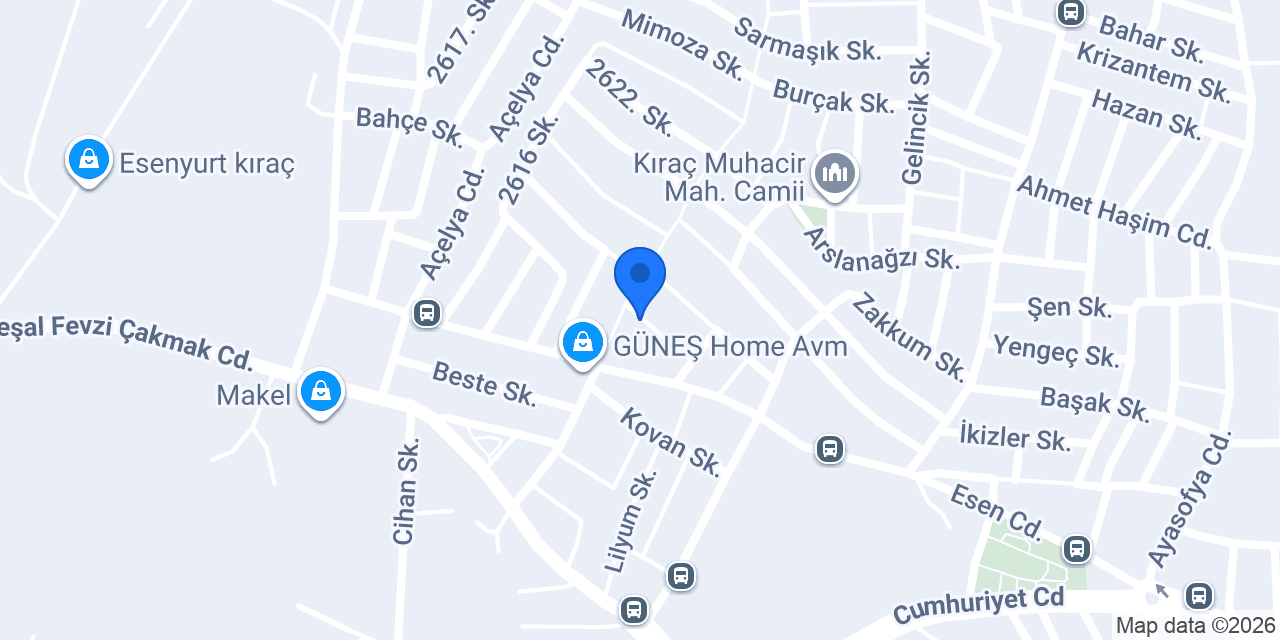 Asrın İnternet Cafe konumu