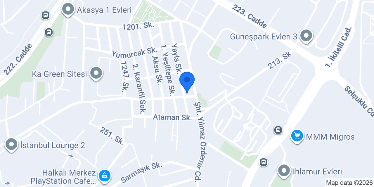 Bilgem Akademi konumu