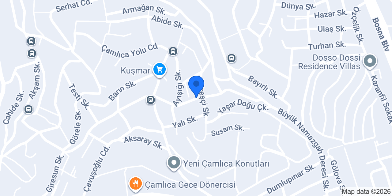 METRO MEHTERÇEŞME konumu